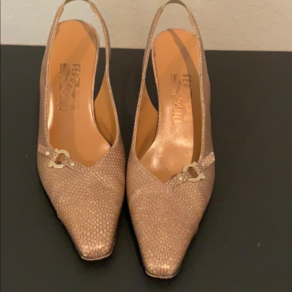 Salvatore Ferragamo sling backs